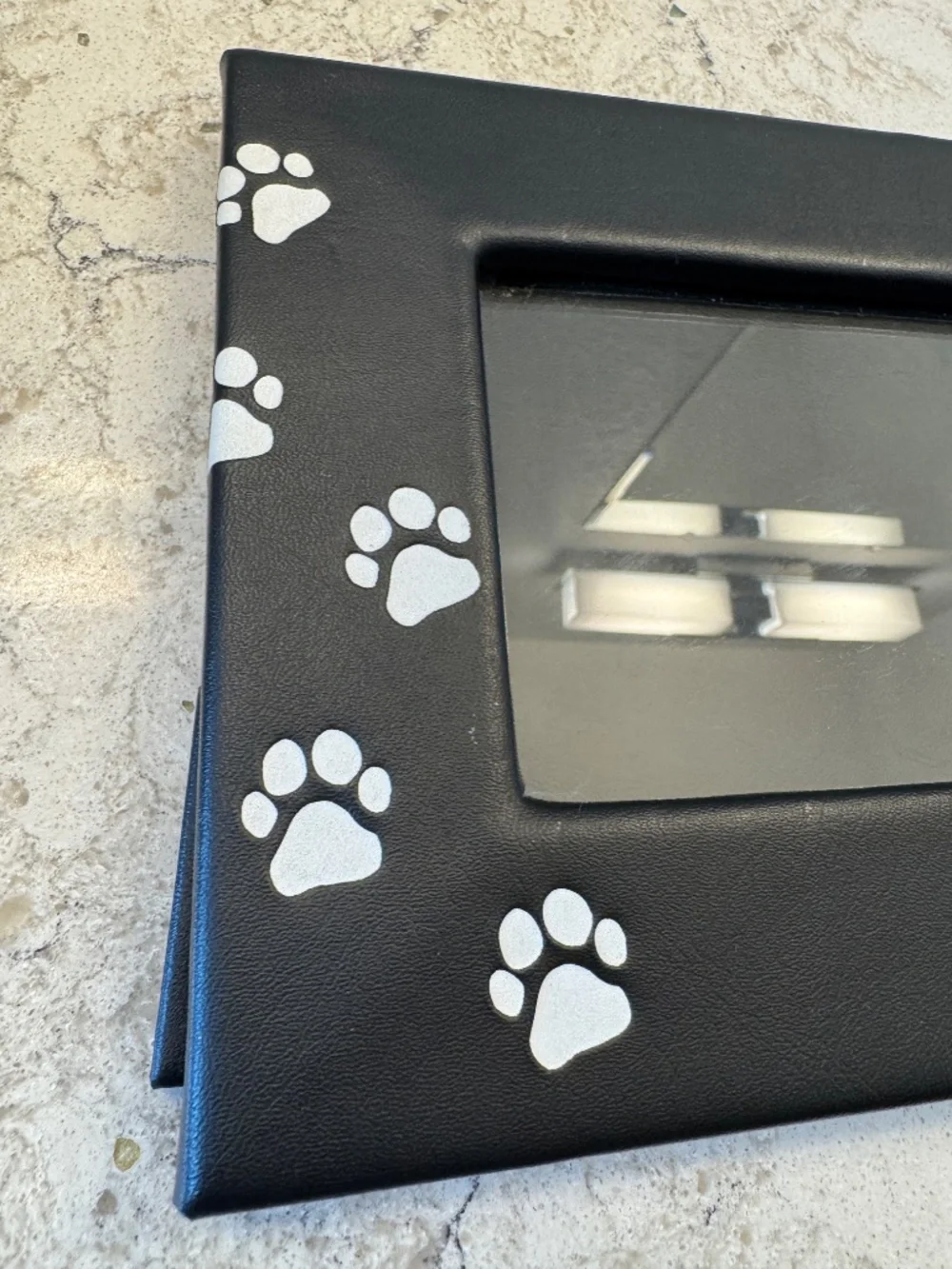 SICURA ITALIAN DESIGNS DOG PAWS PHOTO FRAME BLACK‎ 6